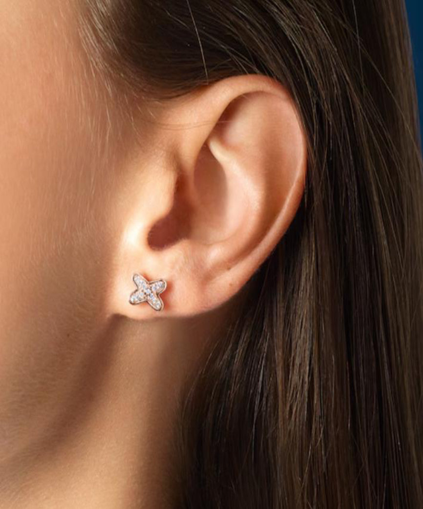 CROIX BOUCLES D'OREILLES