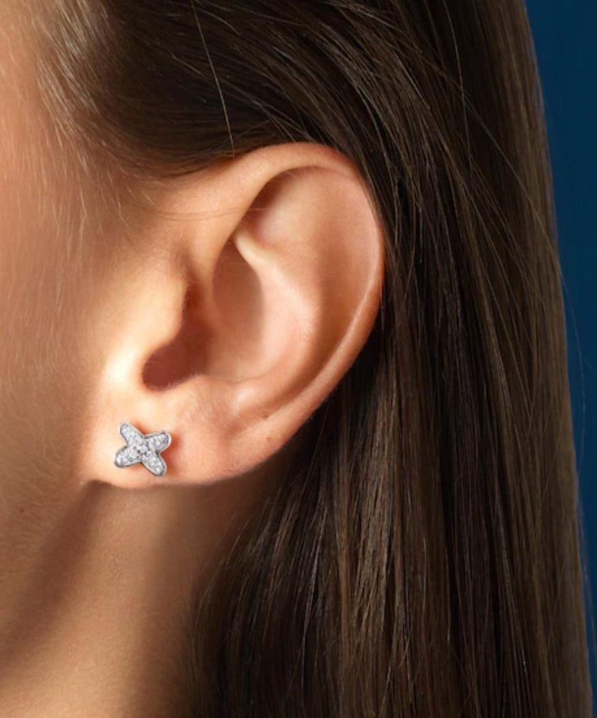 CROIX BOUCLES D'OREILLES