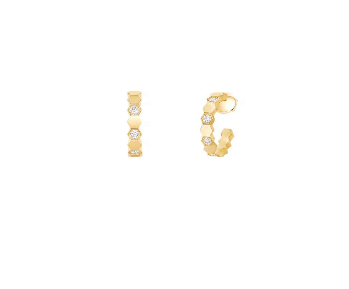 HEXAGONE BOUCLES D'OREILLES + 3 COLORIS