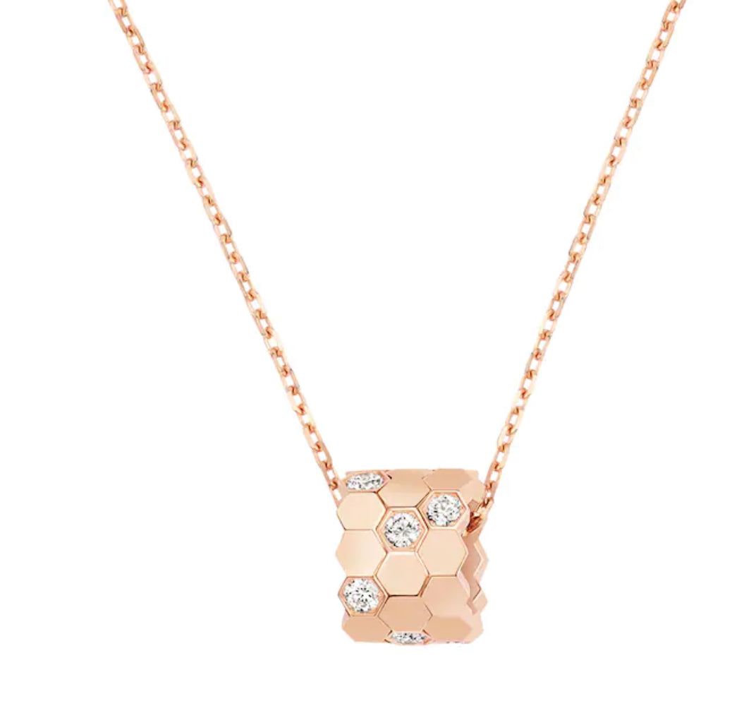 HEXAGONE COLLIER +3 COLORIS